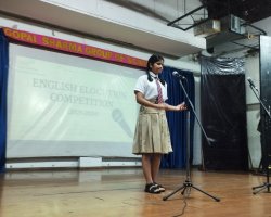 VI to VIII English Elocution Competition 2025-26